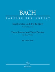 Three Sonatas and Three Partitas, BWV 1001-1006 - Violin Solo cover